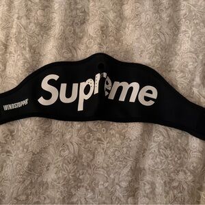 Supreme Black Windstopper Face Mask